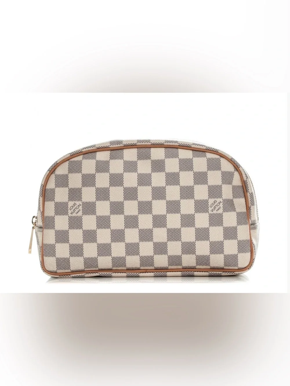 Louis Vuitton GM Damier Azur Toiletry Pouch Makeup Bag